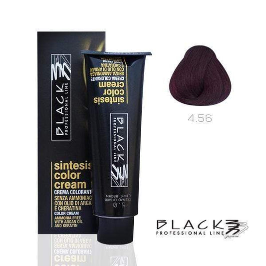 Black  Sintesis Color Cream Ammonia Free Beaujolais N4.56
