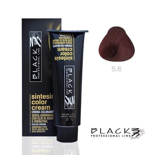 Black  Sintesis Color Cream Ammonia Free Purple Light Brown N5.6