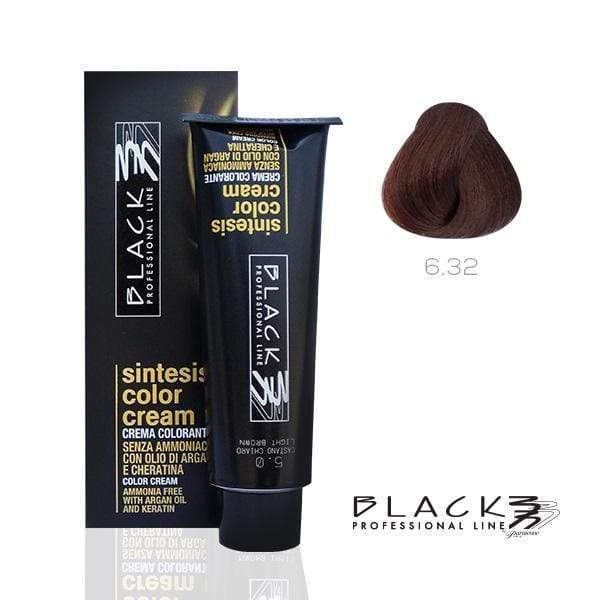 Black  Sintesis Color Cream Ammonia Free Tea N6.32
