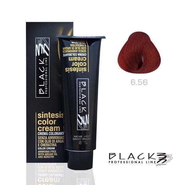 Black  Sintesis Color Cream Ammonia Free Garnet Grenal N6.56