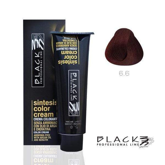 Black  Sintesis Color Cream Ammonia Free Purple Red N6.6