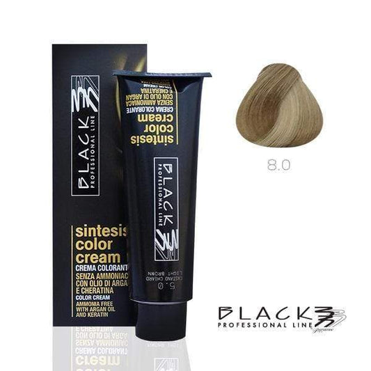 Black  Sintesis Color Cream Ammonia Free Light Blond N8.0